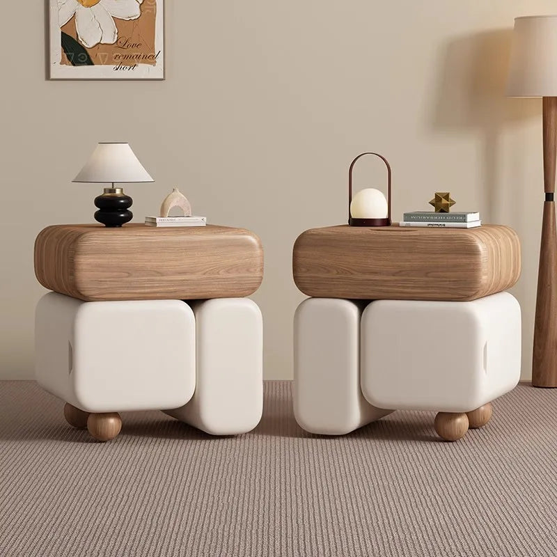 Bedside Cabinet - Simple And Modern Solid Wood Bedside Storage Cabinet - Small Bedside Cabinet For The Bedroom