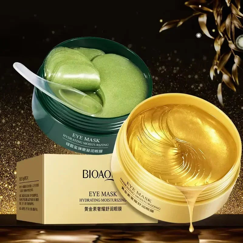 60 Pieces/Box Gold and Avocado Eye Mask to Reduce Fine Lines and Dark Circles, Eye Care