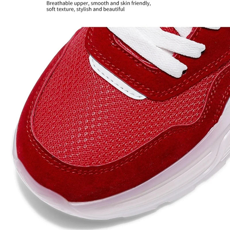 New men's sports running shoes platform leisure outdoor cushioning jogging shoes fashion boys and teenagers walking men's shoes