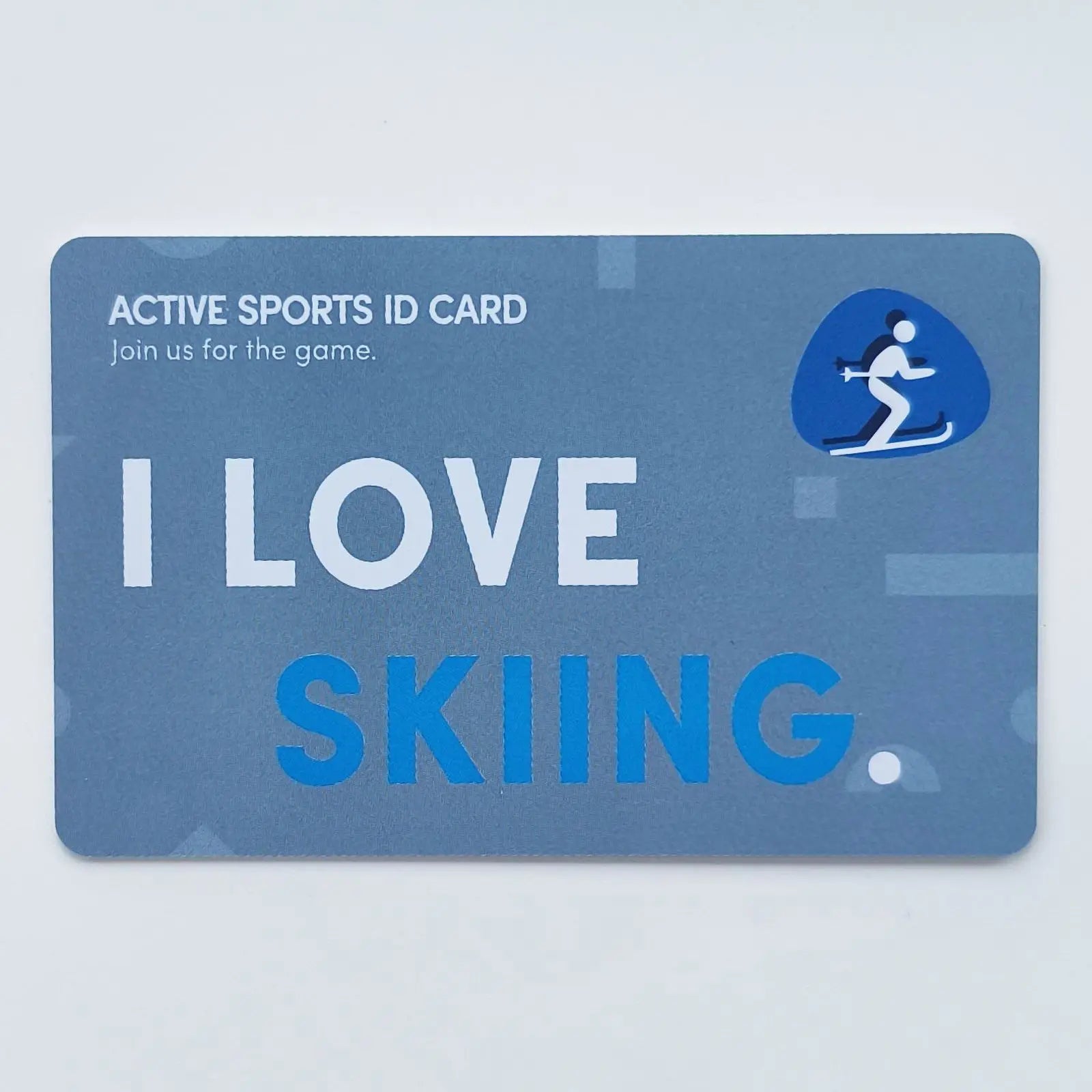 i love baseball basketball football cricket Card Games cycling golf Fitness Singing Table tennis Skating Active sports id card