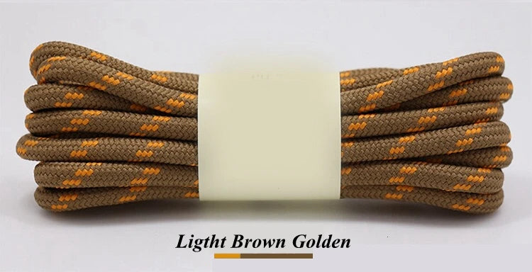 Bold Round Hiking Shoe laces Sneakers Shoelaces High Top Outdoor Walking Boot Laces Shoes Strings Diameter 0.5CM Shoelace 1Pair - Free Item