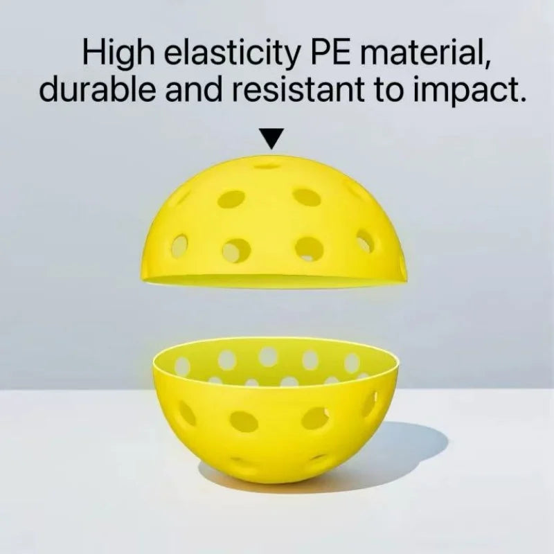 Kryndavox 4 Pack Sport 40 Hole Indoor Pickleball Balls,USAPA Approved Pickle Ball for Tournament Playand Every Skill Level