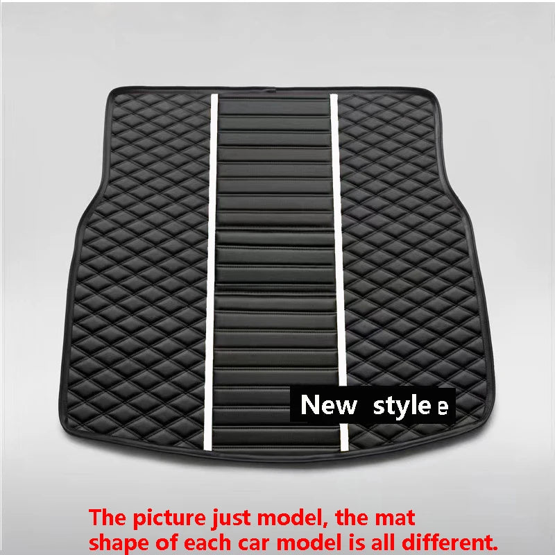 Custom Automotive Car Floor Mats For Mercedes W124 1985 1986 1987 1988 1989 Auto Luxury Leather Men Women Car Mats Full Coverage