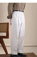 Men Dress Pants Men's Trendy Cotton 2025 Mens Social European Style Business Casual Pants Black White Trousers Formal Pants