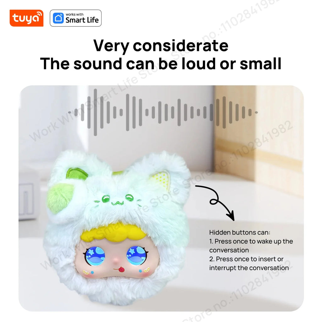 Cat- Cute AI Robot Pet Companion|Touch Interactive Smart Toy W/Tuya APP|Voice&Emotion Recognition|#1Gift Choice All Ages