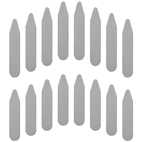 16Pcs Collar Stays for Men Dress Shirts Durable Suit Shirt Collar Inserts Prevent Drooping Neck Support for Formal Occasions