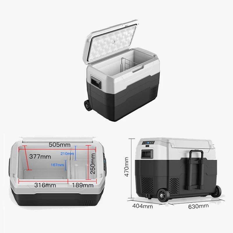 Easy-to-Clean Small Outdoor Refrigerator With R134A & Large Capacity For Boat Recreational Trailer & Camping Vehicle Accessories
