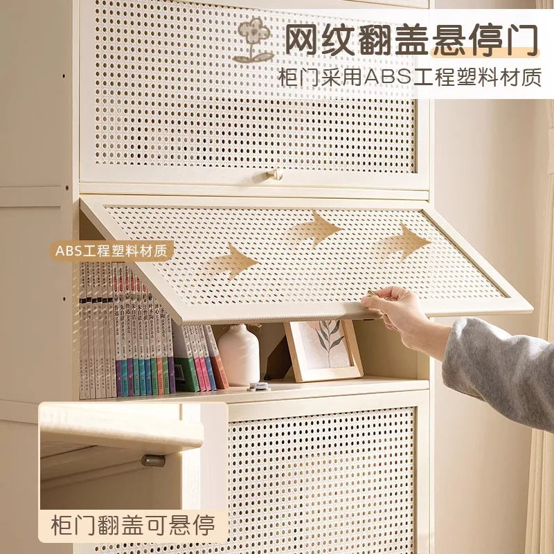 Bay window cabinet Balcony cabinet Shelf with locker Tatami strip cabinet
