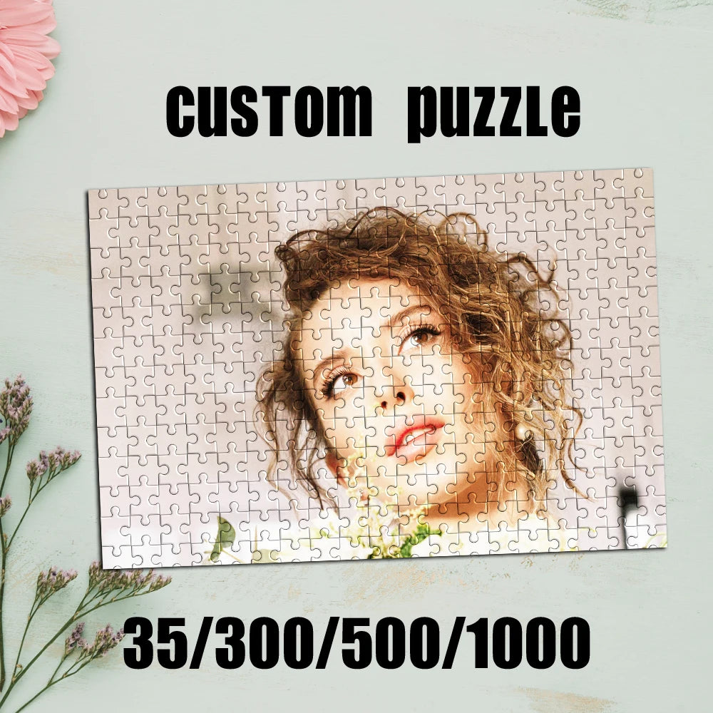 Personalized Custom Photo Puzzle Customize Personal Memor Jigsaw Puzzle Personalized Picture Decoration Collectiable Gifts