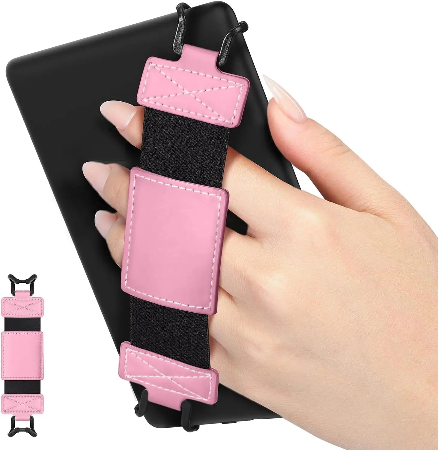 High-Elasticity Hand Strap Lightweight Finger Grip Holder for 6-8" Kindle eReaders Fire Tablet Kindle/Kobo/Voyaga - Free Item.