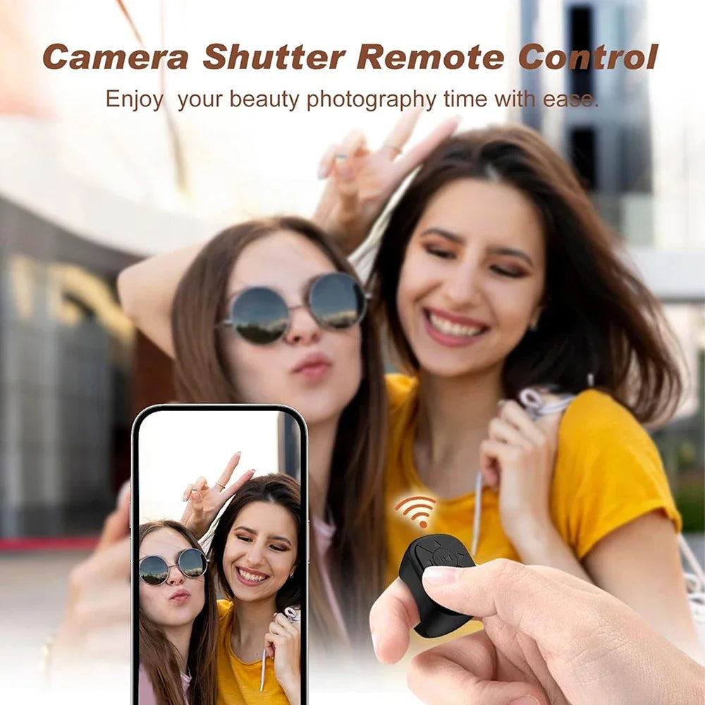 Remote Control Scrolling Finger Blutooth 5.3 Mobile Phone Video Remote Control Selfie Stick Fingertip Controller Automatic Page