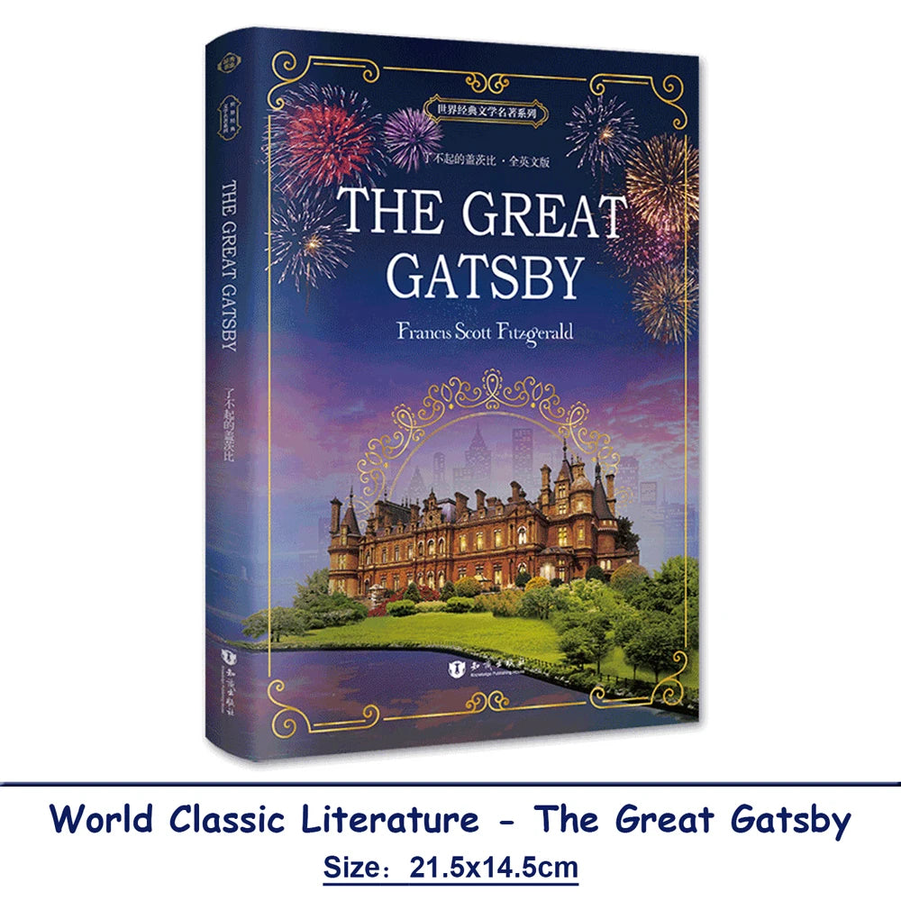 The Great Gatsby World Famous Book Literature English Novel Love Wealth Tragedy Classic Masterpiece