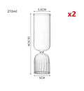 New Kelp Skirt Cocktail Glass Cup Modern Minimalist Glassware Party Champagne Flutes Juice Drink Cup Beer Mug Breakfast Milk Cup