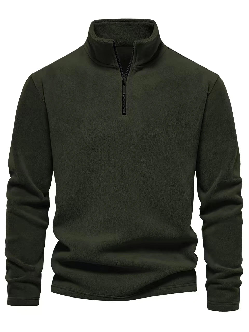 Spring And AutumnBrand Quality Thicken Warm Fleece Jacket for Men Zipper Neck Pullover Men's Sweatshirt Soft Shell Mens Jacke