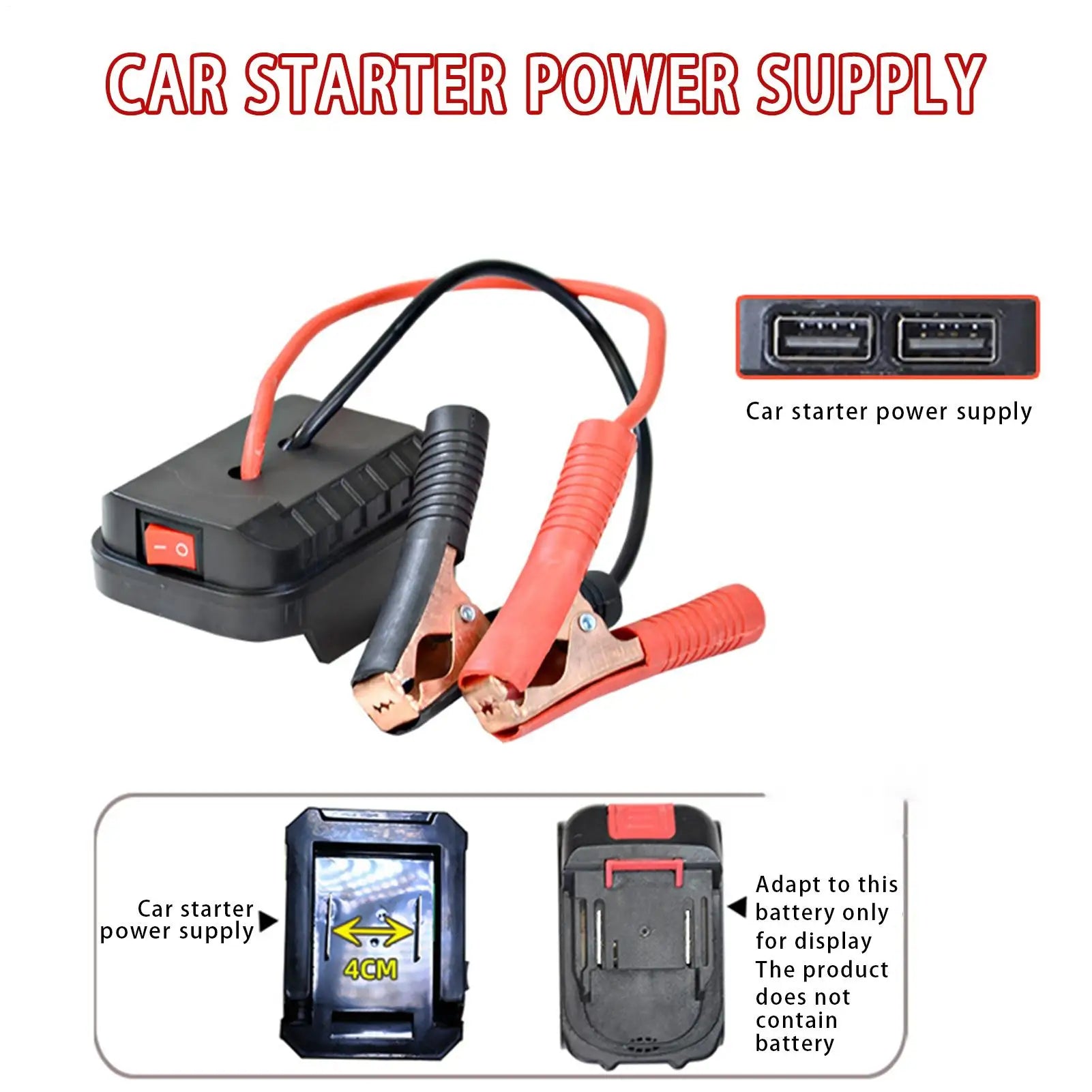 Car Battery Jump Starter Car Battery Emergency Boosters Car Jump Starter Power Bank Jump Starter Battery Lithium Jumper Box