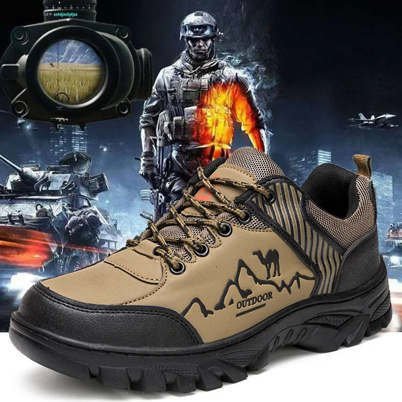 Men's Outdoor Sports Shoes Casual Waterproof Non-Slip Work Boots Warm Cotton Trendy Shoes Breathable Comfortable All-Season - Free Item Weekend (50% off).