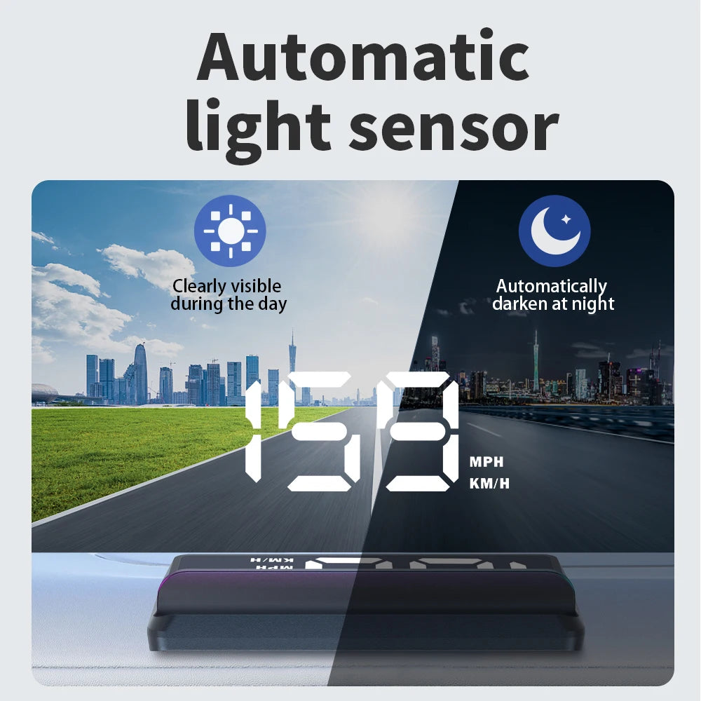 GPS Head-Up Display Auto Electronics HUD Projector Digital Display for All Car Speedometer Accessories KMH/MPH Car Accessories