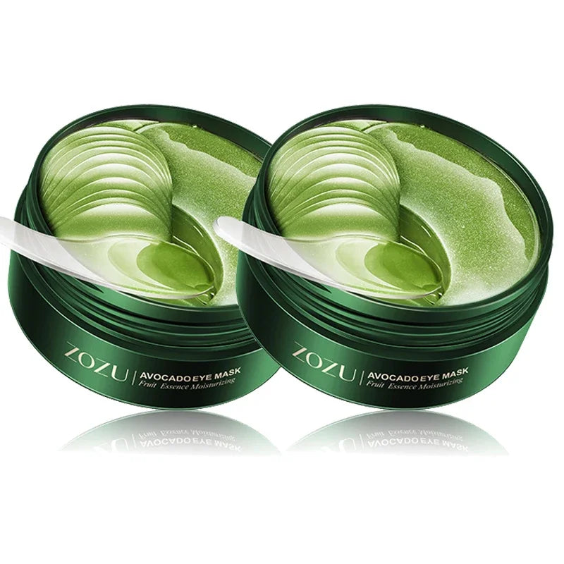 120pcs Avocado Golden Collagen Eye Mask Anti Dark Circles Eye Bags Moisturizing Anti Wrinkle Eye Patches Skin Care Products