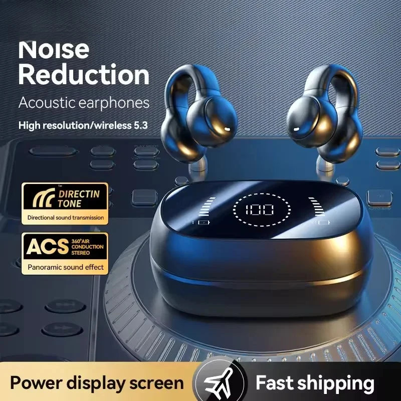 Bosete High Quality Bone Conduction Wireless Earphones Bluetooth Noise Reduction Sports Earphones Suitable For Xiaomi Iphone