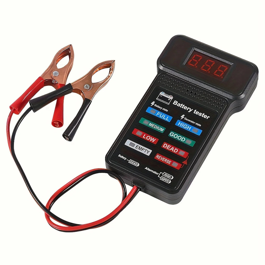 Battery Defect Detection Tool, Battery Health Assessment, Generator Condition Assessment, Battery Diagnostics, Power Equipment Maintenance, Compact Tester, Professional Tester, Reliable Performance, Voltage Tester, Maintenanc