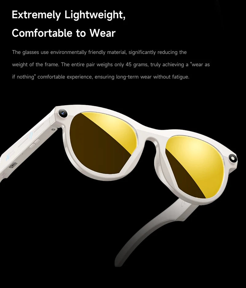 2026 New 4K HD AI Smart Glasses Men 800W Pixel Camera Bluetooth Call WIFI Transmission Voice Assistant Smart Glasses Women men