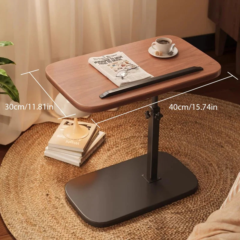 Multifunctional Lift Workstation For Small Space Computer Desk Foldable Bedside Table Adjustable Laptop Home Office Tea Table