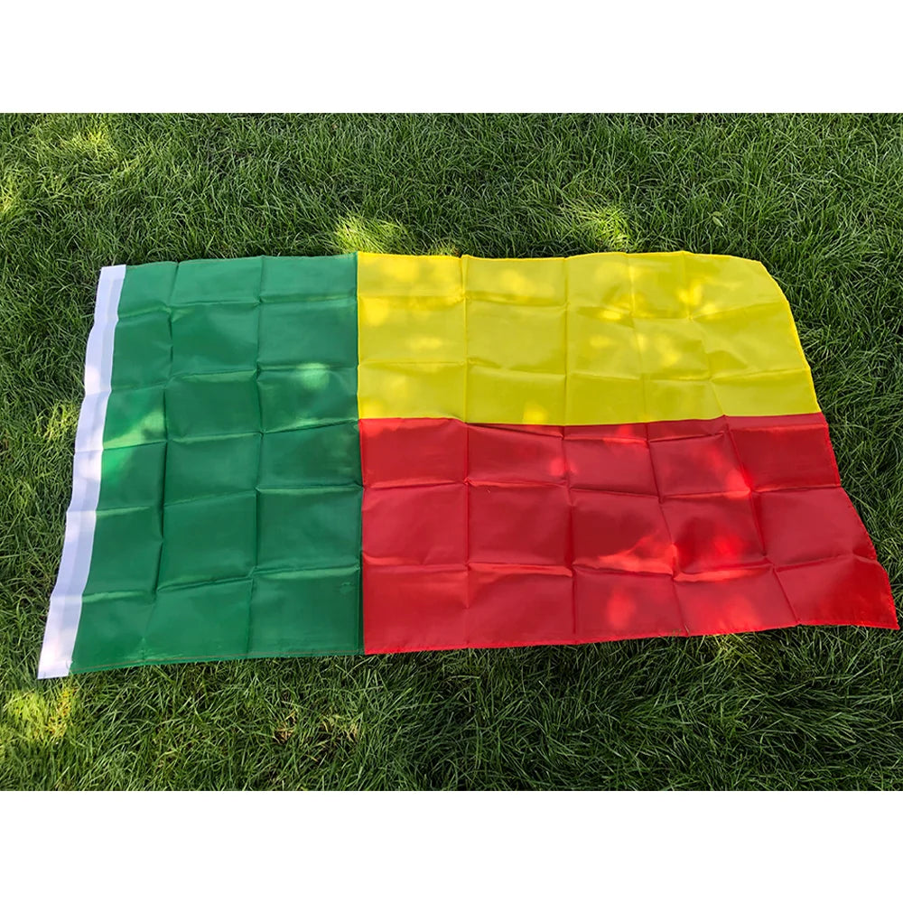 Benin national flag 90x150cm 3x5ft polyester hanging banner Benin flag for indoor outdoor home decoration