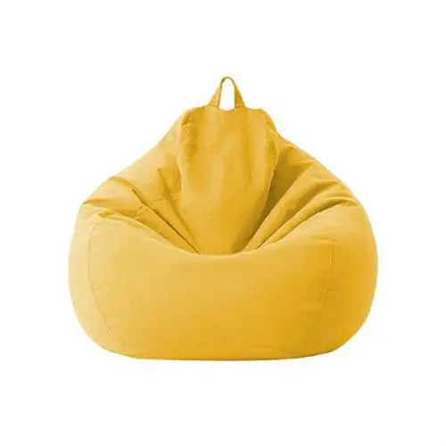 Lazy Sofa Cover Bean Bag  Pure Color Storage Bag for Old Clothes Semi-Finished Product Dustproof Family Organizer