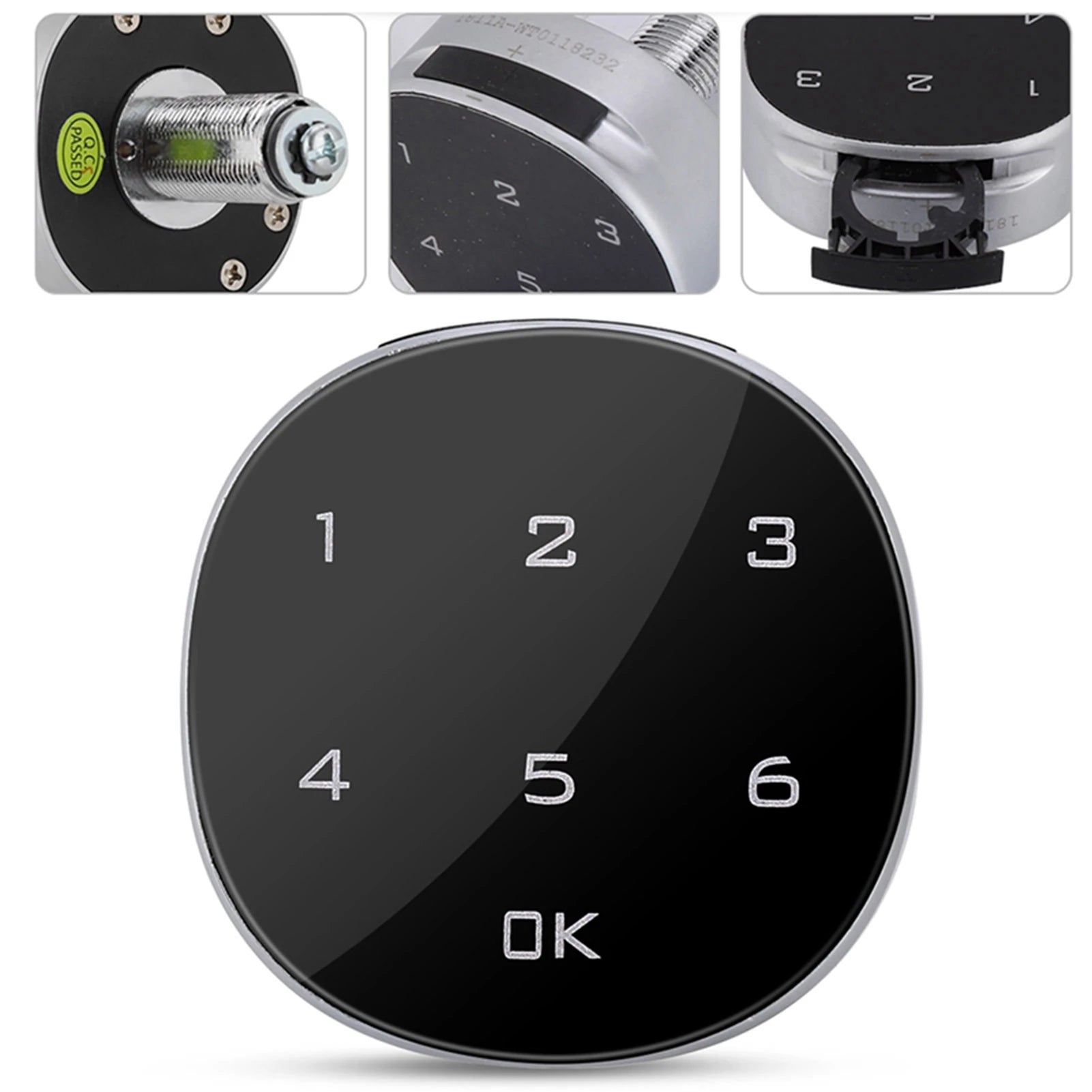 Cabinet  Lock Zinc Alloy  Lock  Digital Electronic Password Coded Lock for Cabinet Mailbox File Sauna Drawer