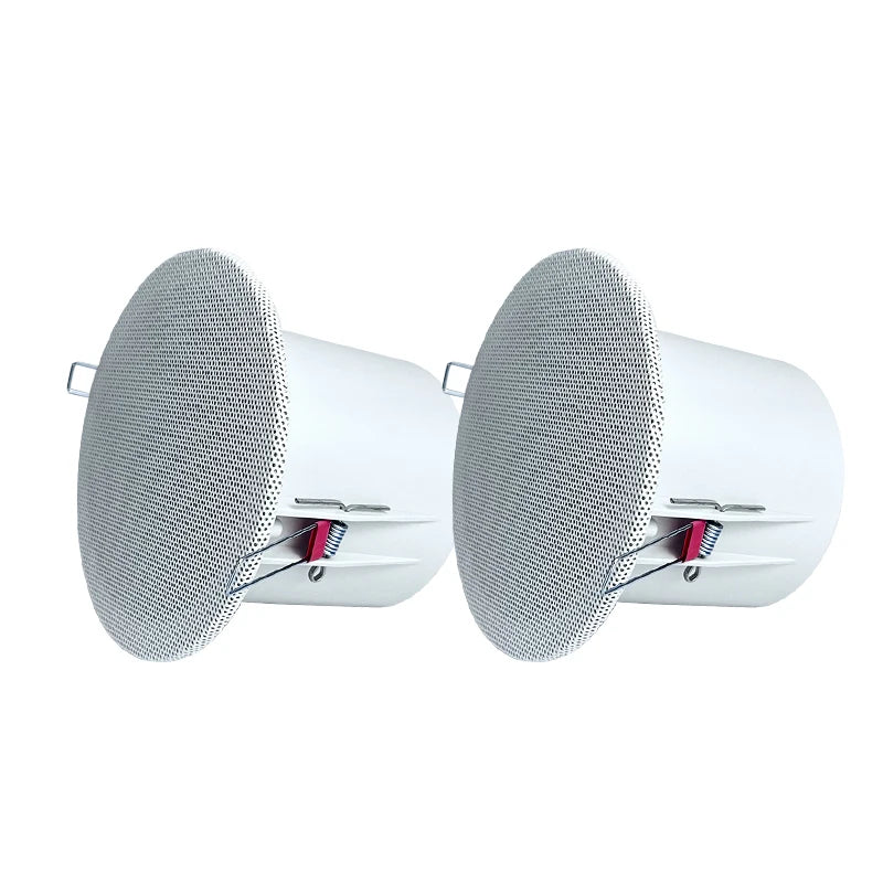 Home Audio Sound System 3inch Ceiling Speaker Background Music 10W Passive Wall Stereo Speaker For Bathroom Kitchen Home Theatre