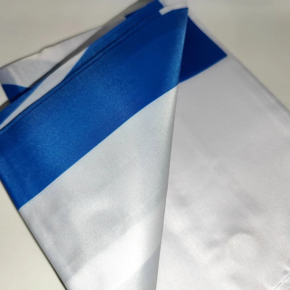 Russia Peace Flag, White-Blue-White, Header Banner, Outdoor Decor, 90x150cm, Polyester