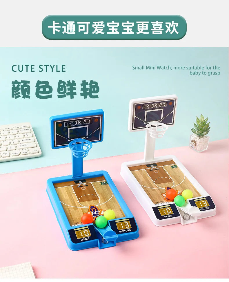 New Shooting Game Machine Mini Basketball Rack Shooting Machine Parent-child Interaction Children Indoor Leisure Educational Toy