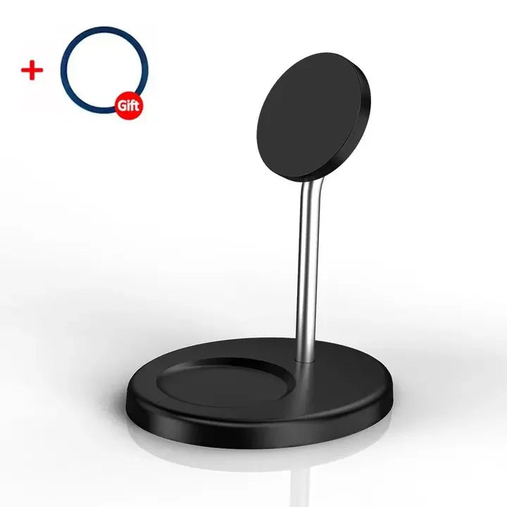 Upgraded 30W Magnetic 2 in 1 Wireless Charger Stand For iPhone 15 14 13 12 Pro Max AirPod Pro Fast Phone Charging Station Holder - Free Item Weekend (50% off).