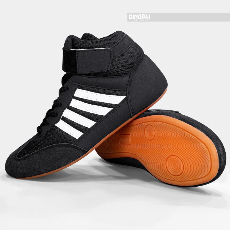 New Boxing and Wrestling Shoes for Men and Women High Top Training Shoes for Men Squat Gym Fitness Weightlifting Shoes ﻿