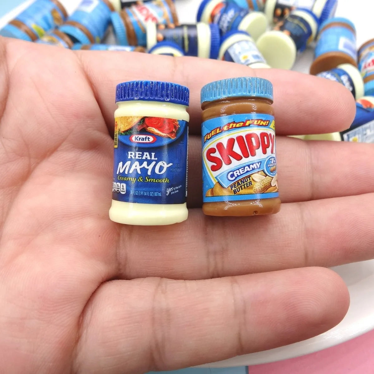 1/12 Or 1/6 Dollhouse Miniature Supermarket  Daily Necessities Snacks Cookies Chocolate Sauce Jam For Blyth Doll Accessories Toy