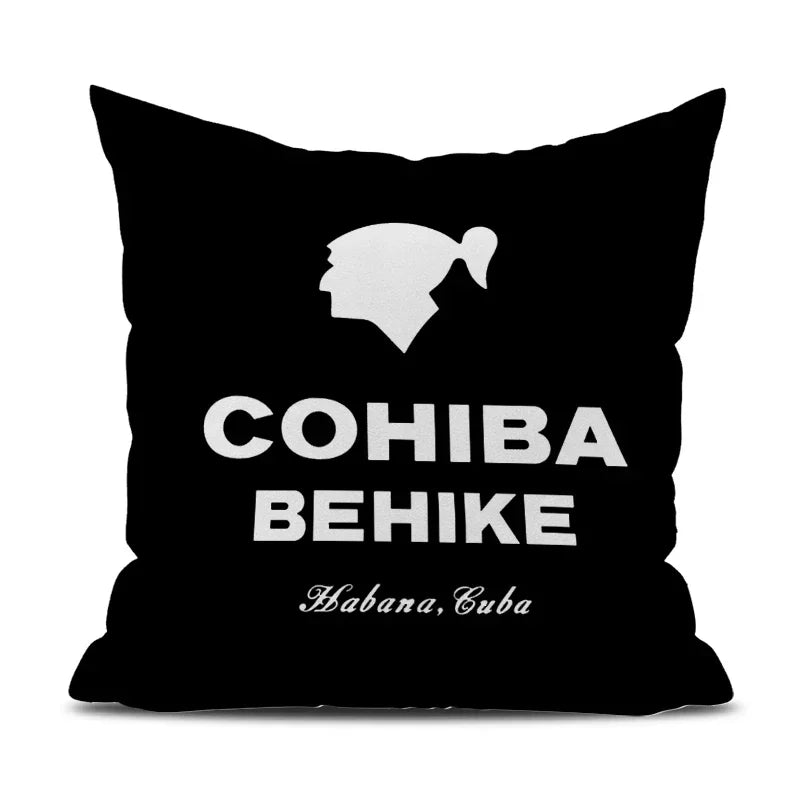 Cushion Cover 45x45 Cushions Covers for Bed Pillows C-cohiba Couple Pillow Pillowcases 50x50 Pilow Cases Car Decoration Anime