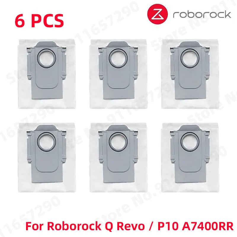 Roborock Q Revo / P10 A7400RR Spare Parts Main Side Brush Hepa Filter Mop Cloths Dust Bag Robot Vacuums Cleaner Accessories