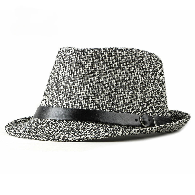 Spring and Summer Hats British Fashion Breathable Jazz Hats Men Net Hats Travel Beach Sun Visor Women.