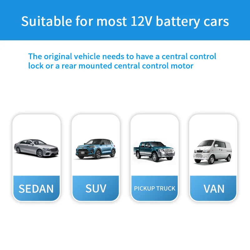 Remote Starter and Car Alarm Smart App Remote Start Stop System for Cars Engine Push Start System with Auto Ignition Button