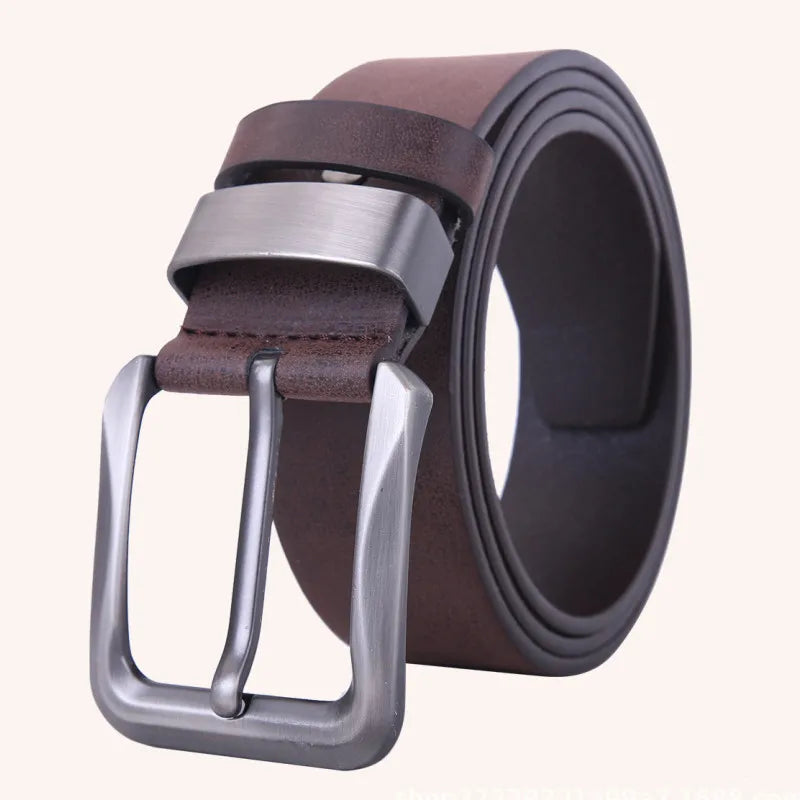 Accessories For Men Gents Leather Belt Trouser Waistband Stylish Casual Belts Men With Gray Bule Brown Color