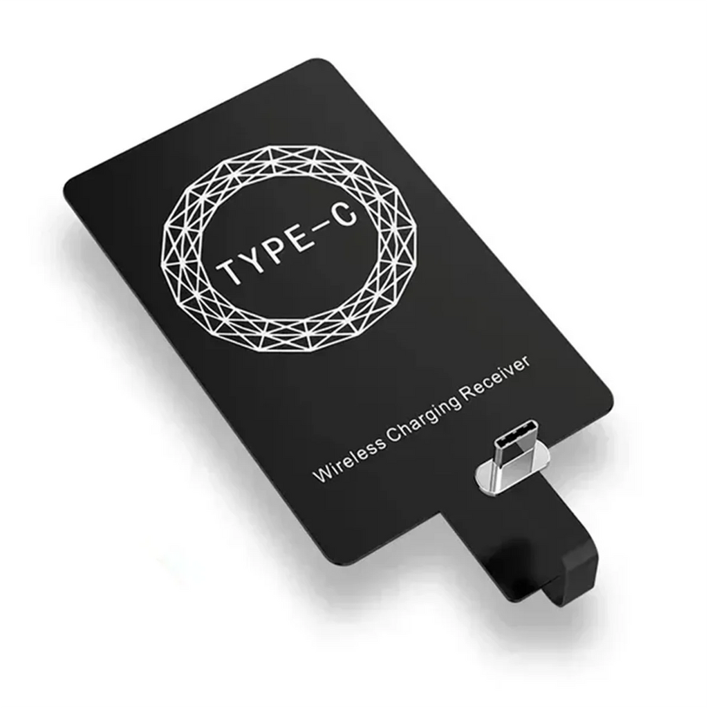 Type-C Wireless Charging Receiver Type C Fast Wireless Charger Adapter for