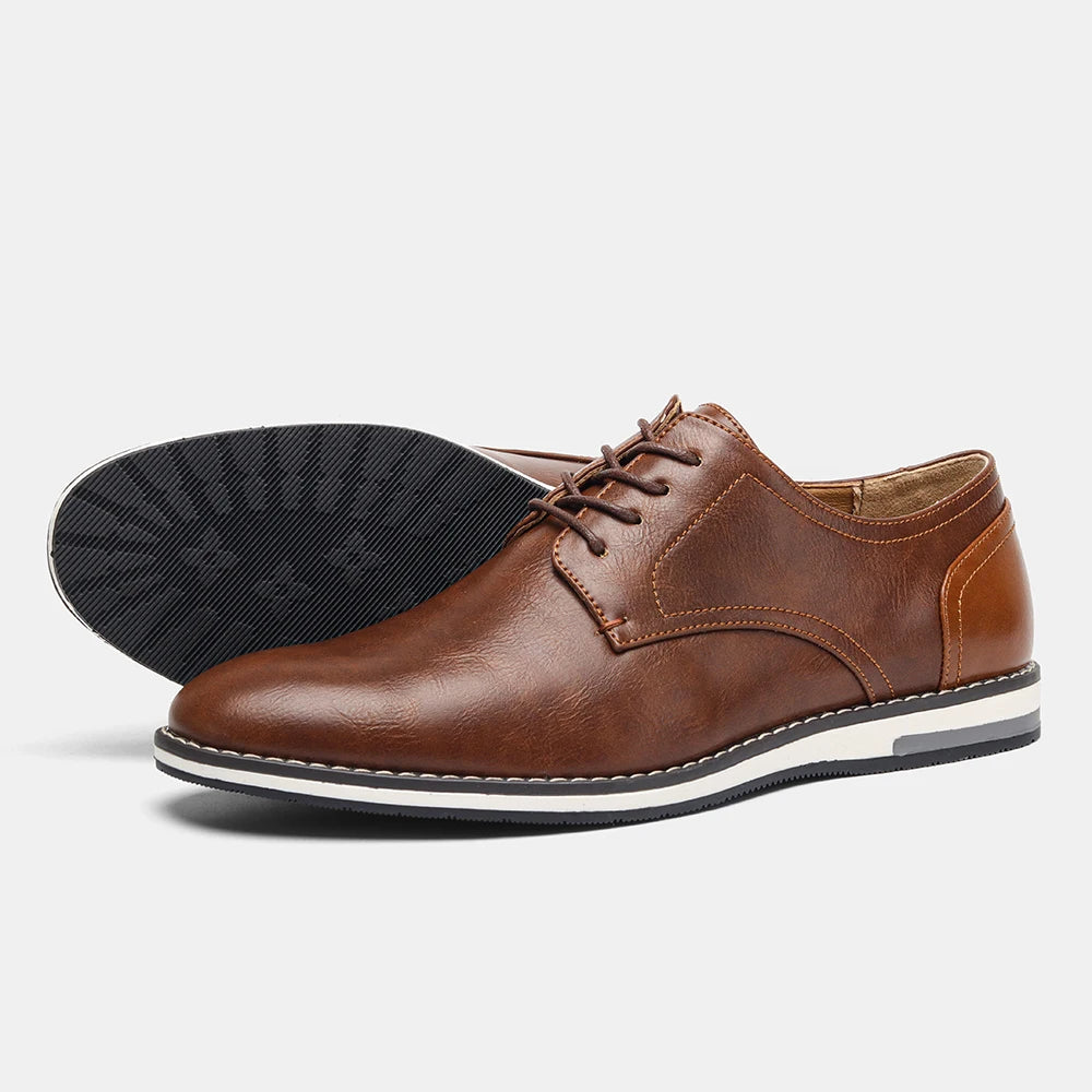 Men Shoes Comfortable Brand Fashion 2025 Leather Shoes Men #Kd4163