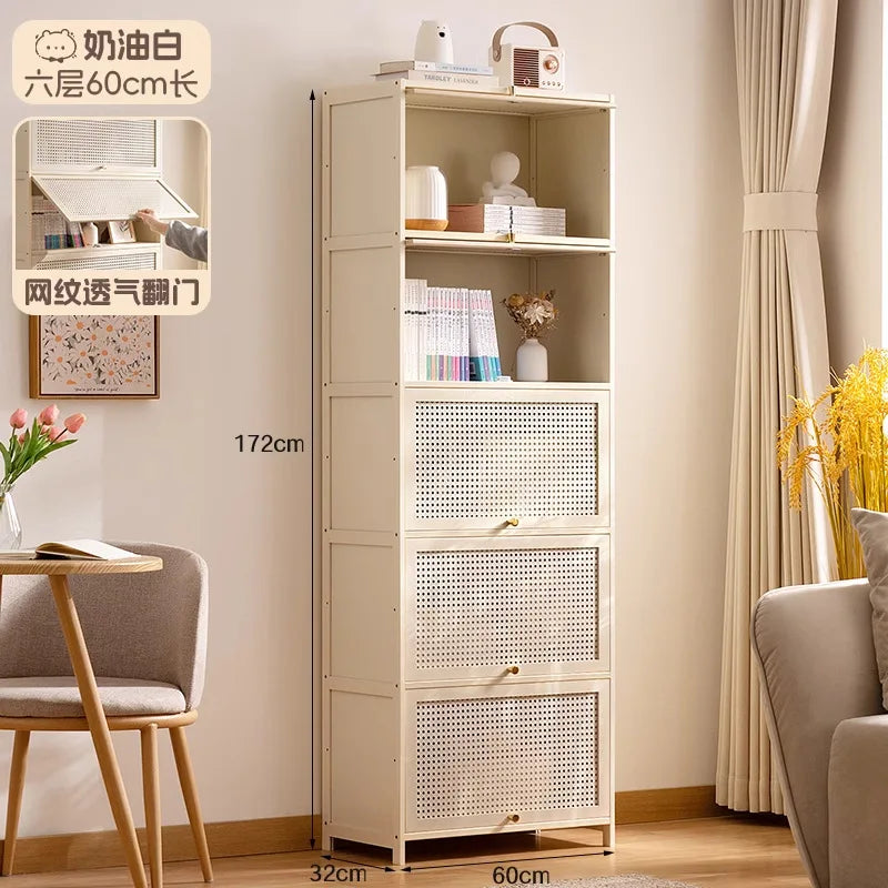 Bay window cabinet Balcony cabinet Shelf with locker Tatami strip cabinet