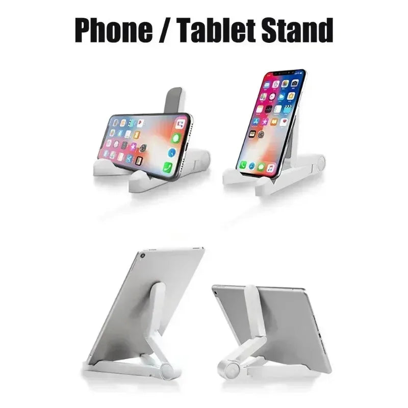 Desktops Stand for Tablet 4.7 To 12.9 Inch , Adjustable Folding Bracket Tablet Holder Multi Angle Viewing Stable Support Phone H