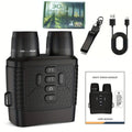 3'' Screen 2.5K Night Vision Binoculars 6X Digital Zoom With Tactical Light 2000mAh Infrared Night Vision Goggles for Camping