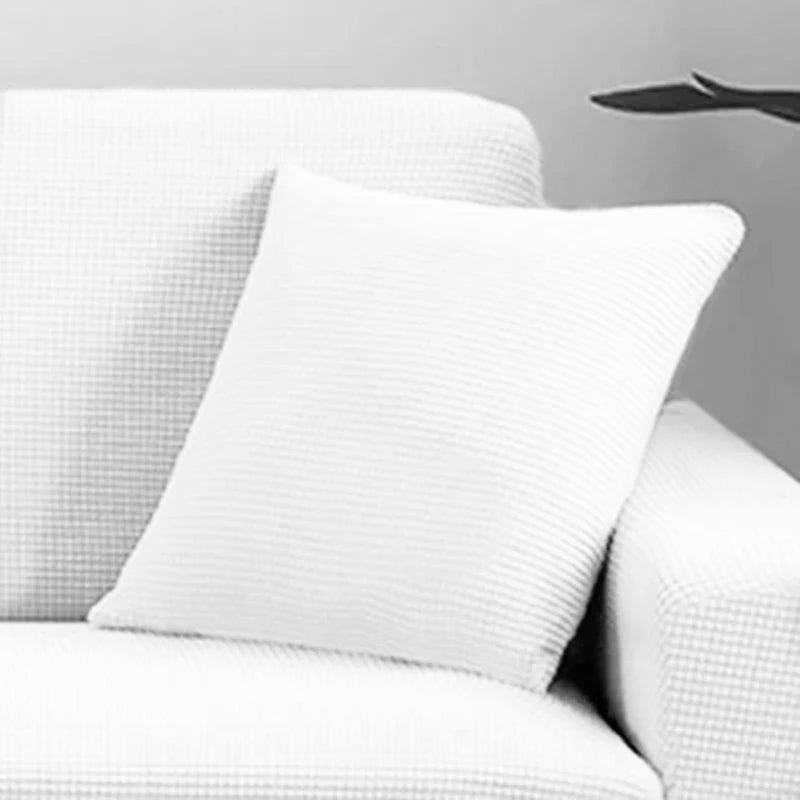 Solid Color Corn Grain Cover Candy Color Pillow Cover for Sofa Office Waist Back Cover Home Decorative Pillowcase Decoration
