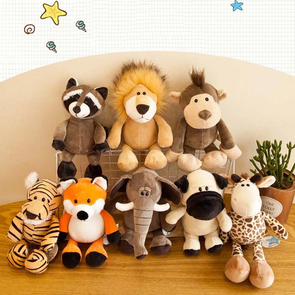 Birthday Gifts Soft  Monkey Giraffe Raccoon Tiger Lion    Toys Stuffed Toys  Animal