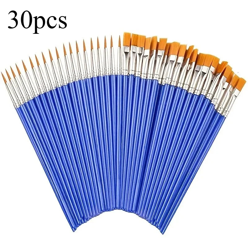 10/20/30pcs Painting Brushes For Painting Handcraft Arts And Craft For Artistic Multifunction Hook Line Painting Equipment - Free Items Weekend.