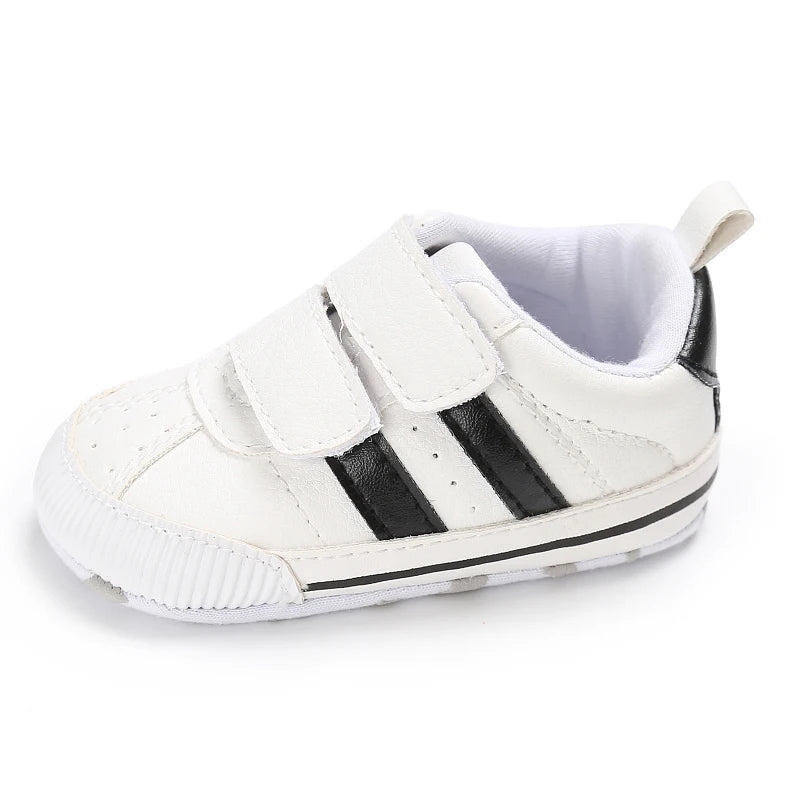 Spring and Autumn Style Baby Walking Shoes Baby White Shoes Casual Single Shoes For Boys and Girls Anti Slip Baby Shoes