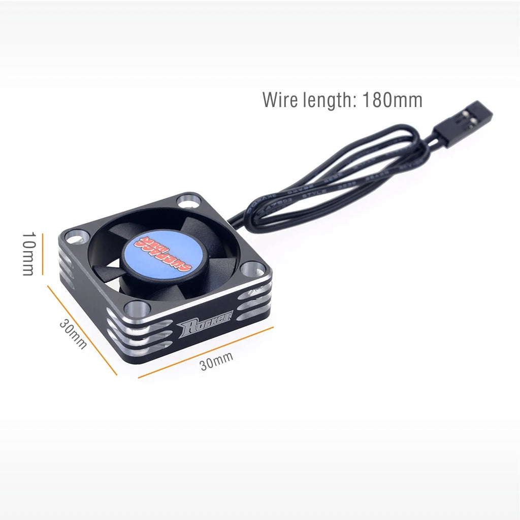 Rocket RC Fan 25mm 30mm 35mm 40mm 50mm SURPASS HOBBY Heat Dissipation Cooling Fan for For 1/10 1/8 Brushless Motor RC Car Part.